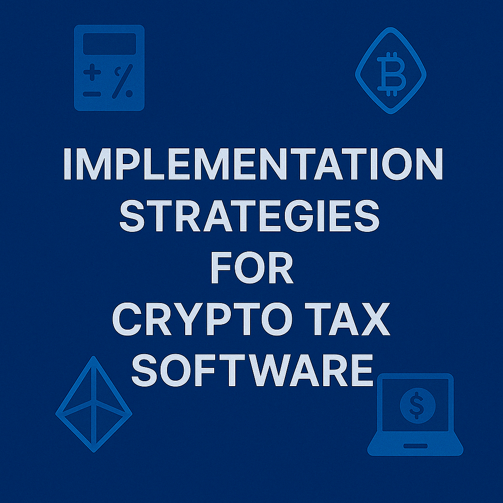 Implementation Strategies for Crypto Tax Software